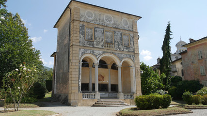 Fototapeta na wymiar Il Sacro Monte di Varallo