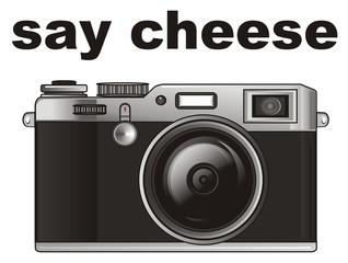 camera, old, technique, apparatus, cartoon, illustration, photograph,hoto appareil, appareil, old school, old photo, words, inscription, say cheese