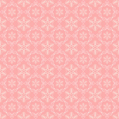 Gift wrapping, seamless pattern, Christmas pink background