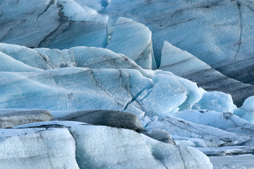 Glacier detail, Jökulsarlon, Iceland