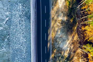 Mountain road between Sarajevo and Tuzla