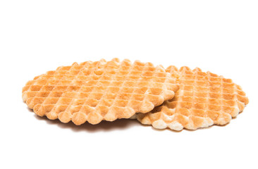 Dutch waffles isolated