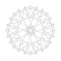 Obraz premium Geometric set stars and flowers for gifts and holidays pattern vector EPS10