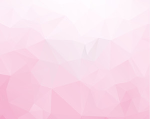Obraz premium Multicolor purple, pink polygonal illustration, which consist of triangles. Geometric background