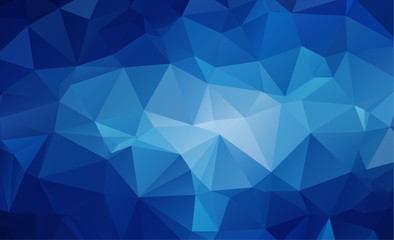 low poly geometric background consisting of triangles of different sizes and colors