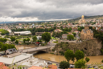 Obraz premium Georgia, city Tbilisi, general view