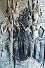Angkor Dancing Apsara decoration, Cambodia