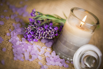 Obraz na płótnie Canvas lavender aroma for relaxation