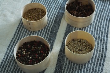 Various spices in bowl