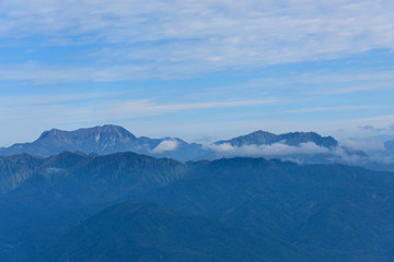 長野　戸隠連峰　北アルプス・八方尾根からの眺め
