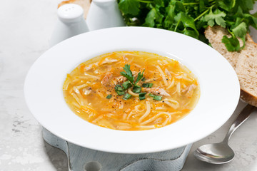 chicken soup with egg noodles