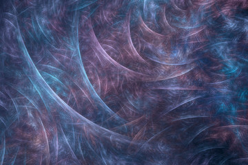 Abstract fractal ice feathers. Fantasy fractal design for posters, wallpapers. Computer generated, digital art. For your creative design.