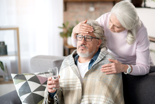 Mature Wife Taking Care Of Her Ill Spouse