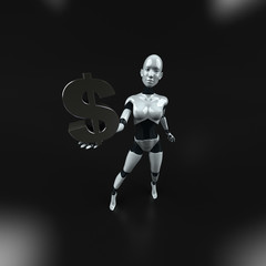 Robot - 3D Illustration