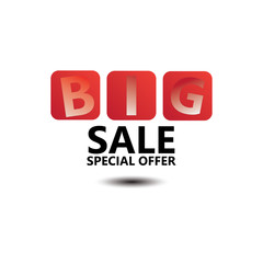 Big Sale Special Offer Logo Vector Template Design