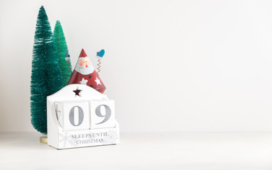 Christmas calendar - 9 sleeps until christmas