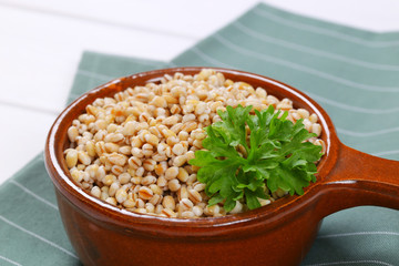 cooked pearl barley