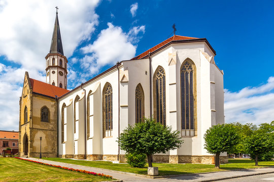The Basilica of St. James in Levoca town, Slovakia, Europe.
