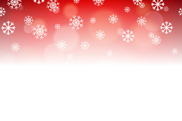 Red Snowflake Holidays Christmas Vector Background 1