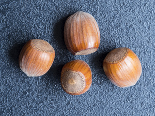 Noisettes : gros plan