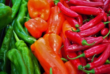 hot peppers