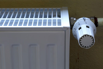 Heating regulation just before the heater.
