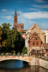Fototapeta premium Blick auf das Straßburger Münster