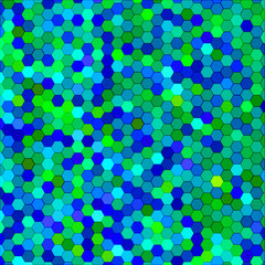 abstract vector geometric hexagon background