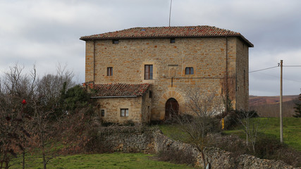 Obraz premium Casa-Fuerte, Torre de las Herradoras, Espinosa de los Monteros, Burgos