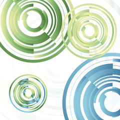 Abstract background with various technological elements. Vertical structure pattern technology backdrop. Vector