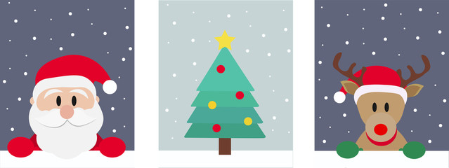 Weihnachtskarten Set