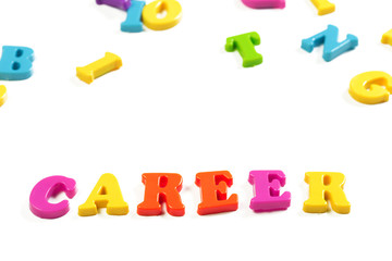 colorful toy alphabet letters