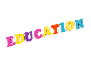 colorful toy alphabet letters