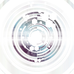 Abstract background with various technological elements. Vertical structure pattern technology backdrop. Vector