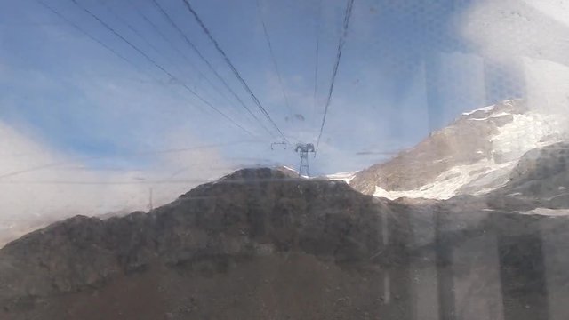 Time lapse funivia Monte Rosa