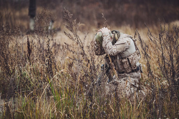 US Soldier With PTSD