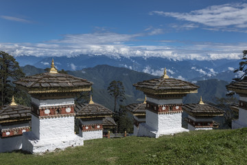 Fototapeta na wymiar Dochula Pass, Bhutan