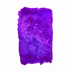 Purple watercolor stain