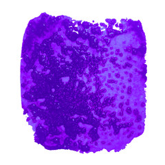 Purple watercolor stain