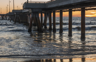 Sunset at Venice Beach, CA