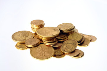 Lot of Gold coins for saving