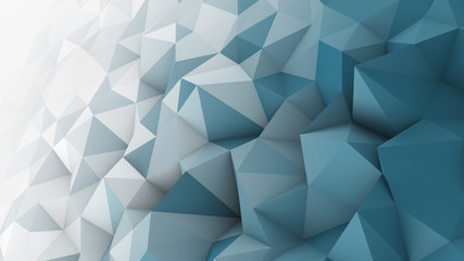 Obraz premium Low poly geometric surface bstract 3D rendering