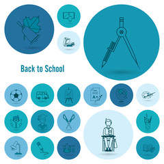 School and Education Icons