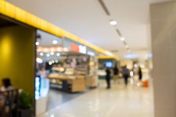 Fototapeta premium Blur scene inside the shopping mall
