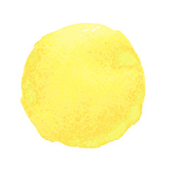 Yellow watercolor stain