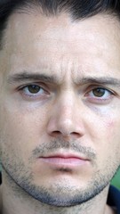 Unshaven Male With Beard