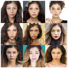 Young beautiful women