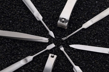 Manicure and pedicure set