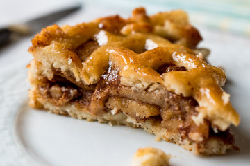 Homemade Organic Apple Pie Dessert