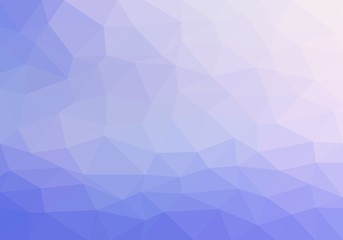 Colorful background consisting from blue triangles of different colors in a row next to each other and one below the other. Pixel abstract background. Mosaic of geometric elements 